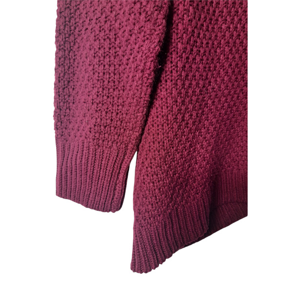 True Craft Maroon V Neck Sweater 2W - Picture 4 of 6